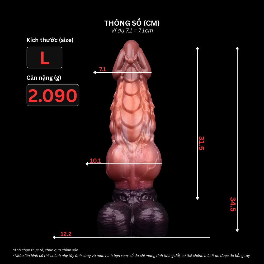 Dildo Hắc Lang Bi Thắt - Nuốt Là Khóa